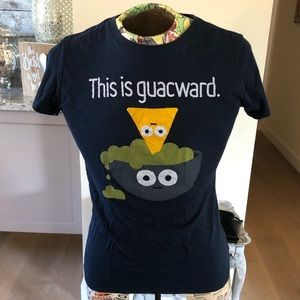 This is guacward tee- Navy colored